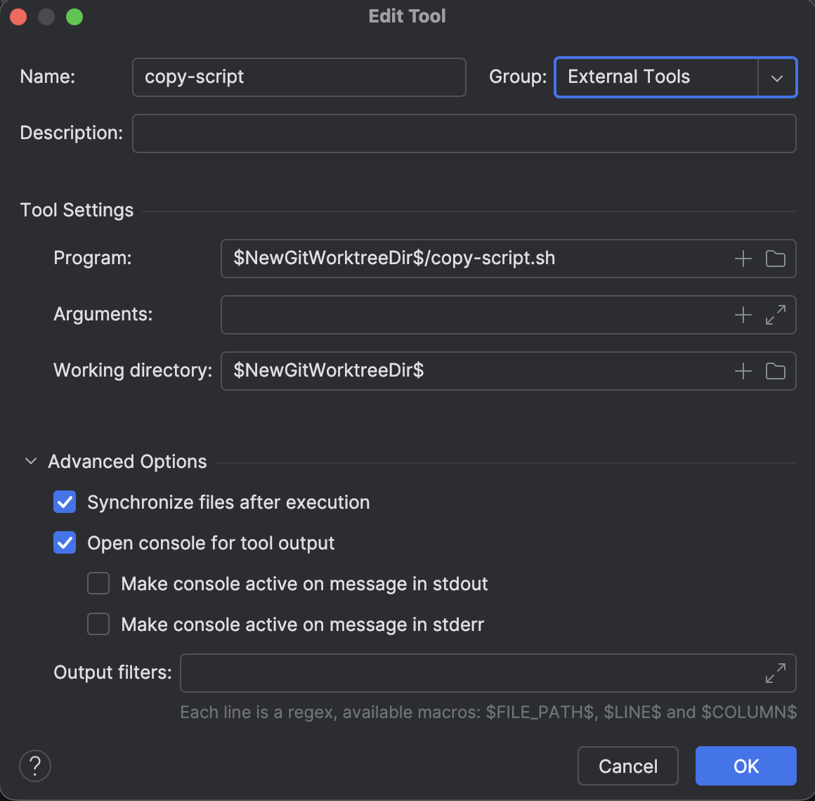 after-tool-setup-in-repo